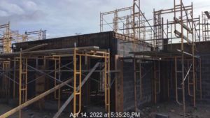 vestibule to load dock decktie beams min